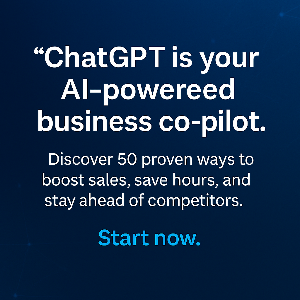 50 Ways to Use ChatGPT in Business – Prompt Guide & AI Strategy Handbook